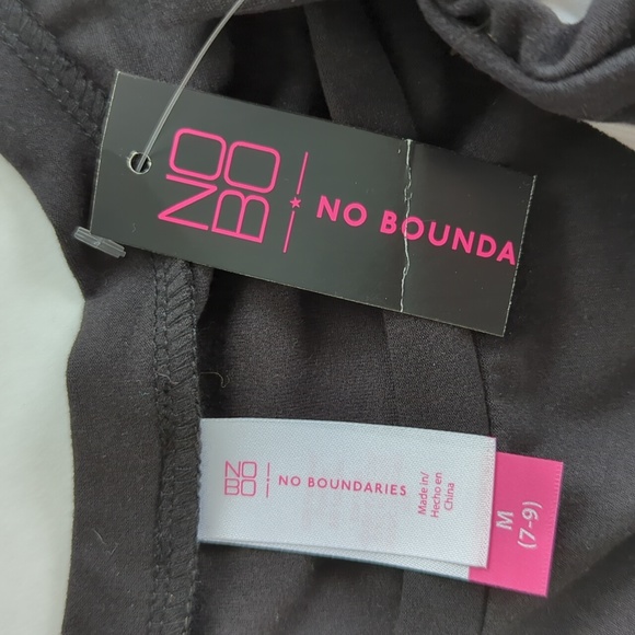 NWT NOBO Stripe Midi Dress with Snap Junior Medium Black White 7-9 - Picture 2 of 13